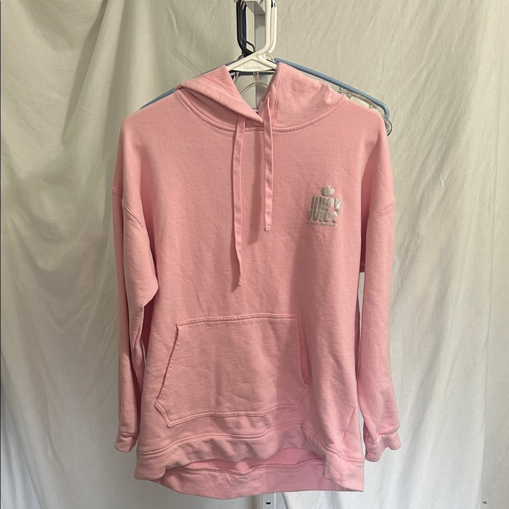 Juicy Couture Light Pink Pullover Hoodie